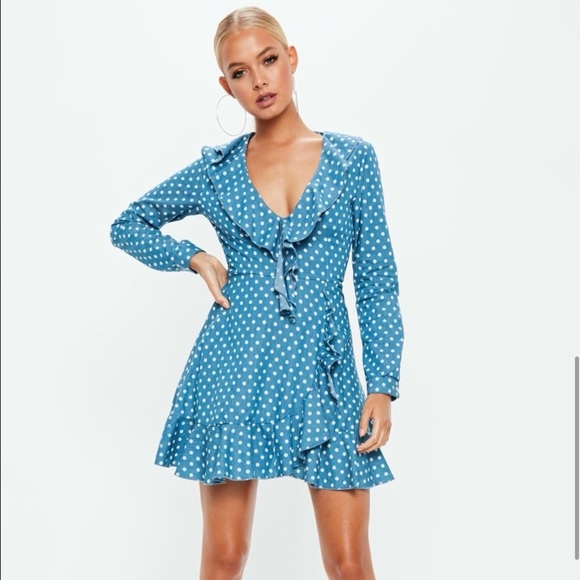 Missguided Women’s Polka Dot Dress US 8 - Picture 2 of 5